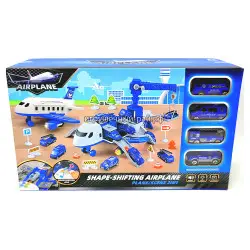 Игровой набор - Самолет с машинками XZ-695