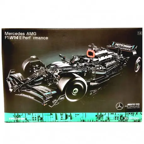 Конструктор Техник - Гоночная машина Mercedes AMG F1 W14 E Performance (1:8, 1642 дет) 8801 / 86008 / 66601 / F0071 / 1001