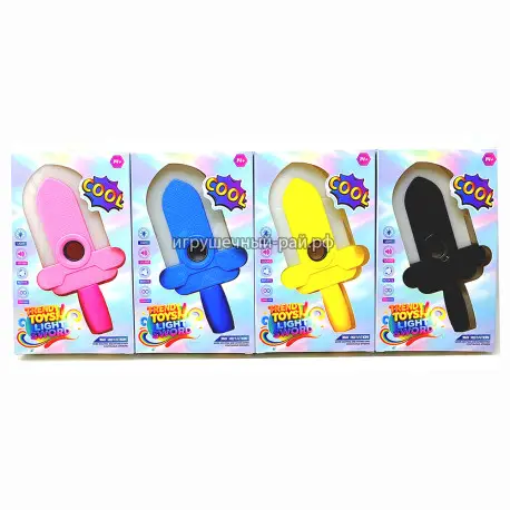 Игрушечный световой меч со светом и звуком, в ассортименте QM3423