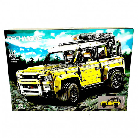 Конструктор Техник - Джип Ленд Ровер Дефендер / Land Rover Defender (~2573 дет) D2110 / 68992 / 40009 / 100016 / T19080 / 85688
