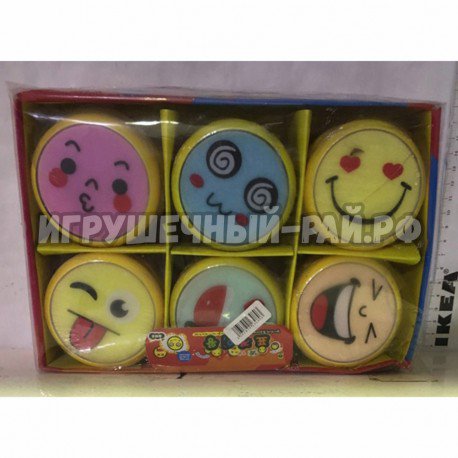 Смайлики в боксе 18 шт